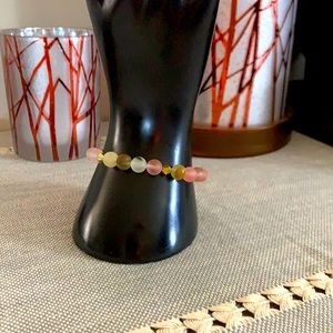 Cherry Quartz Stretch Bracelet